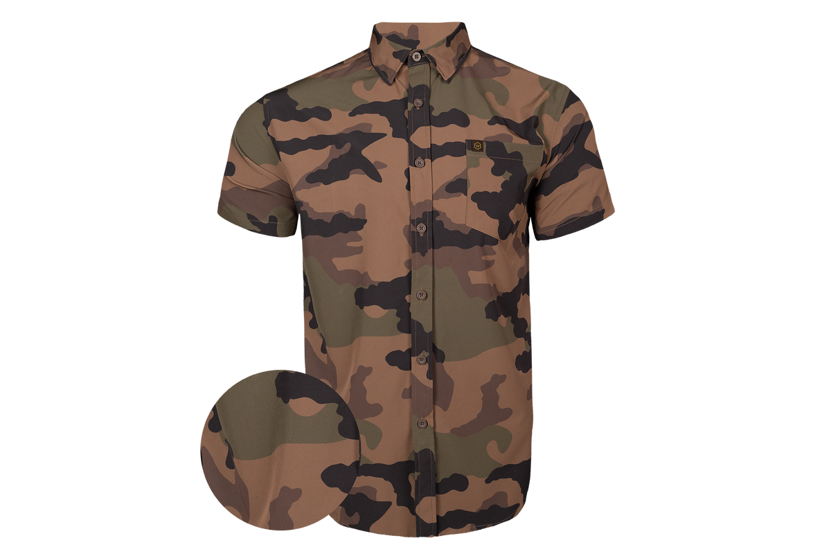 French CCE Woodland Button Down