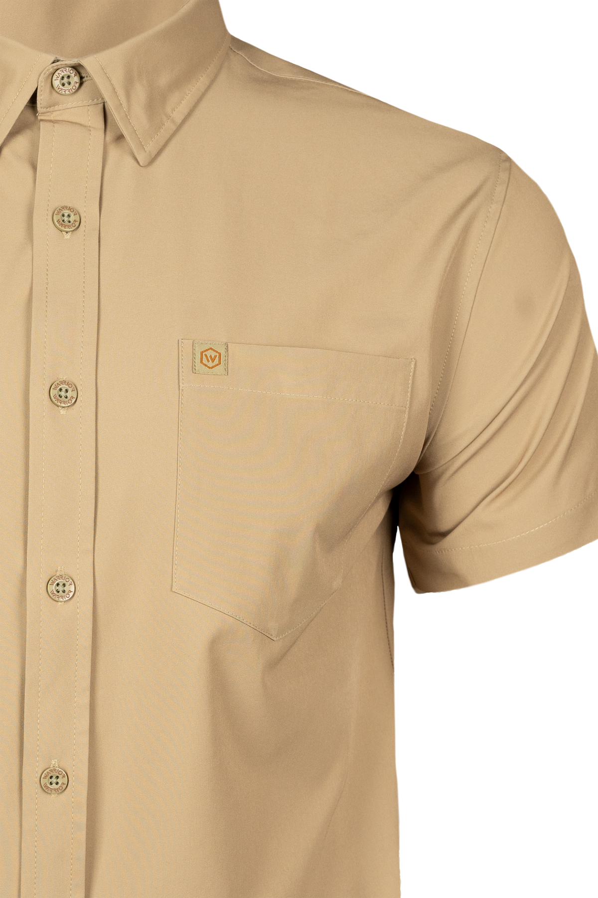Solid Tan Button Down