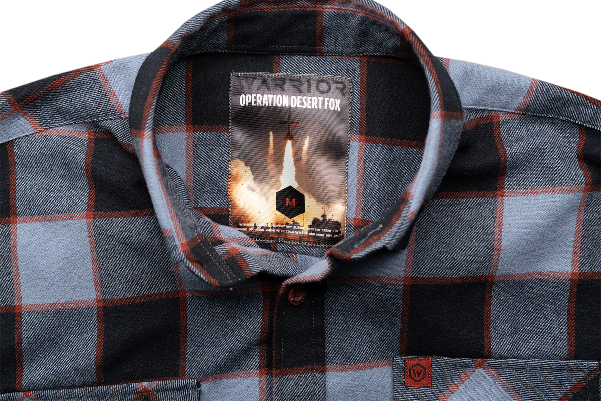 Operation Desert Fox Plaid Flannel