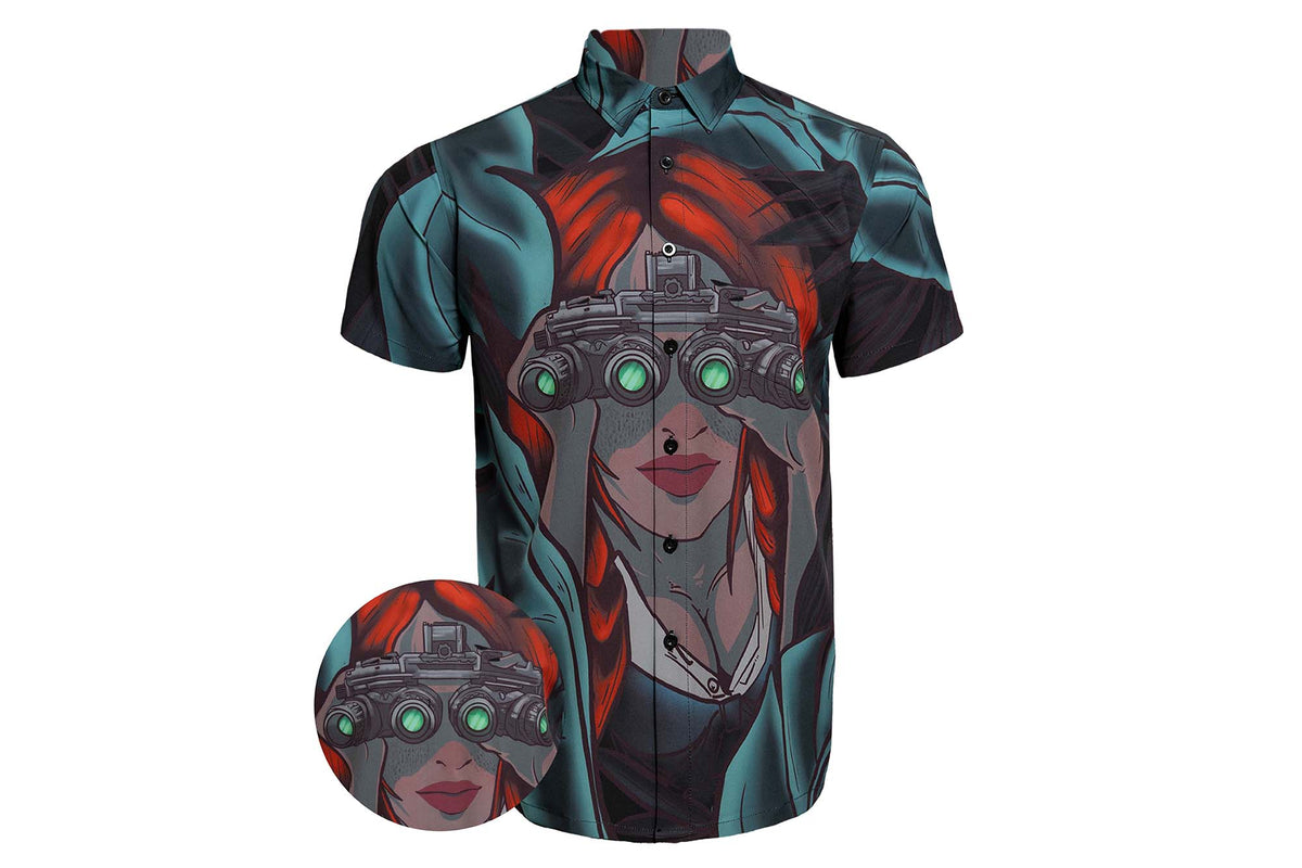 SoloMonica Collab Button Down