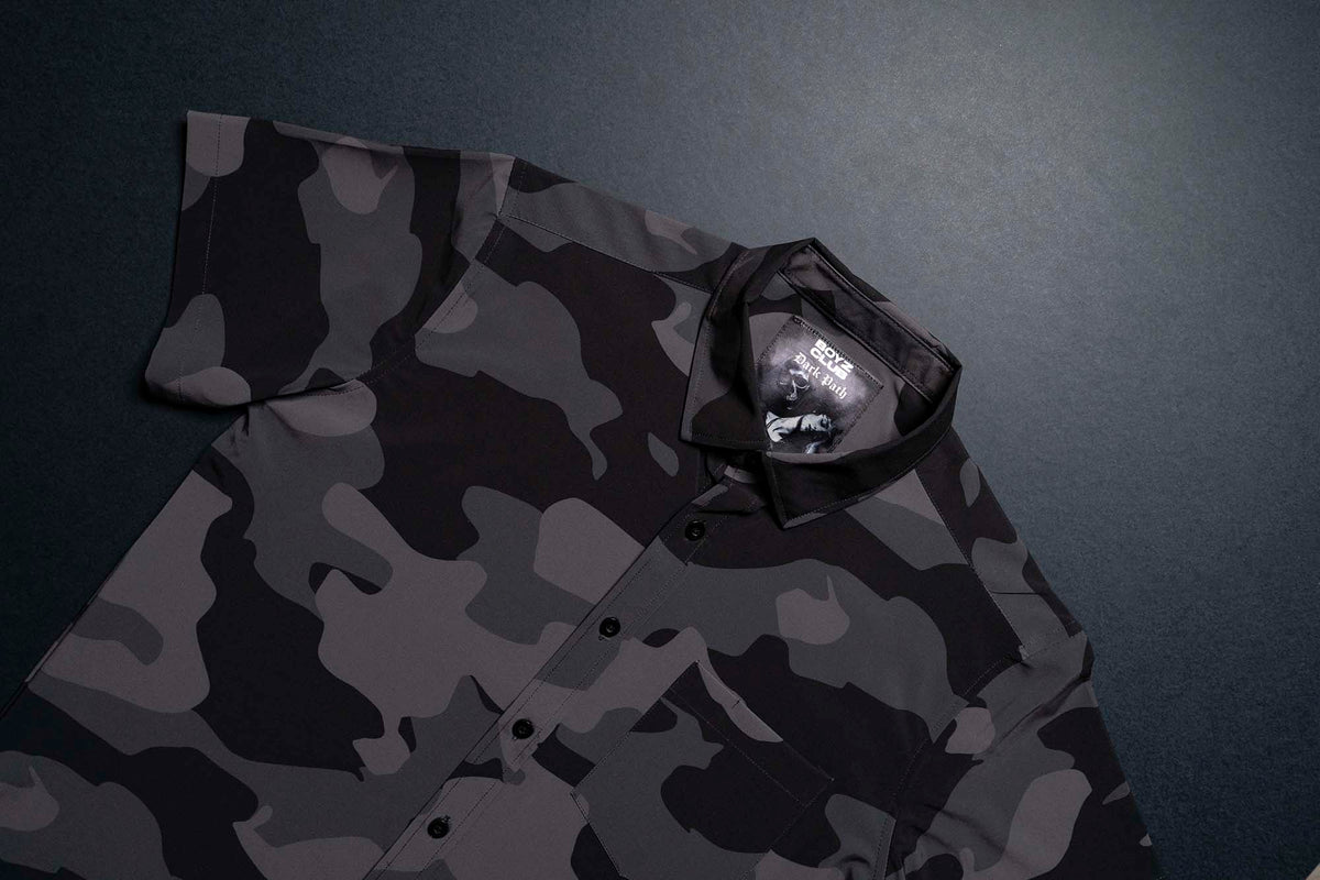 Dark Path Button Down