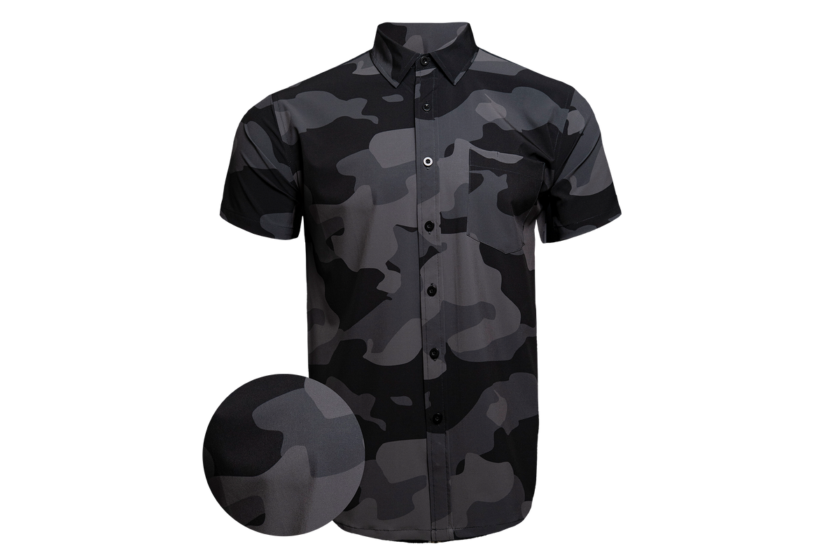 Dark Path Button Down