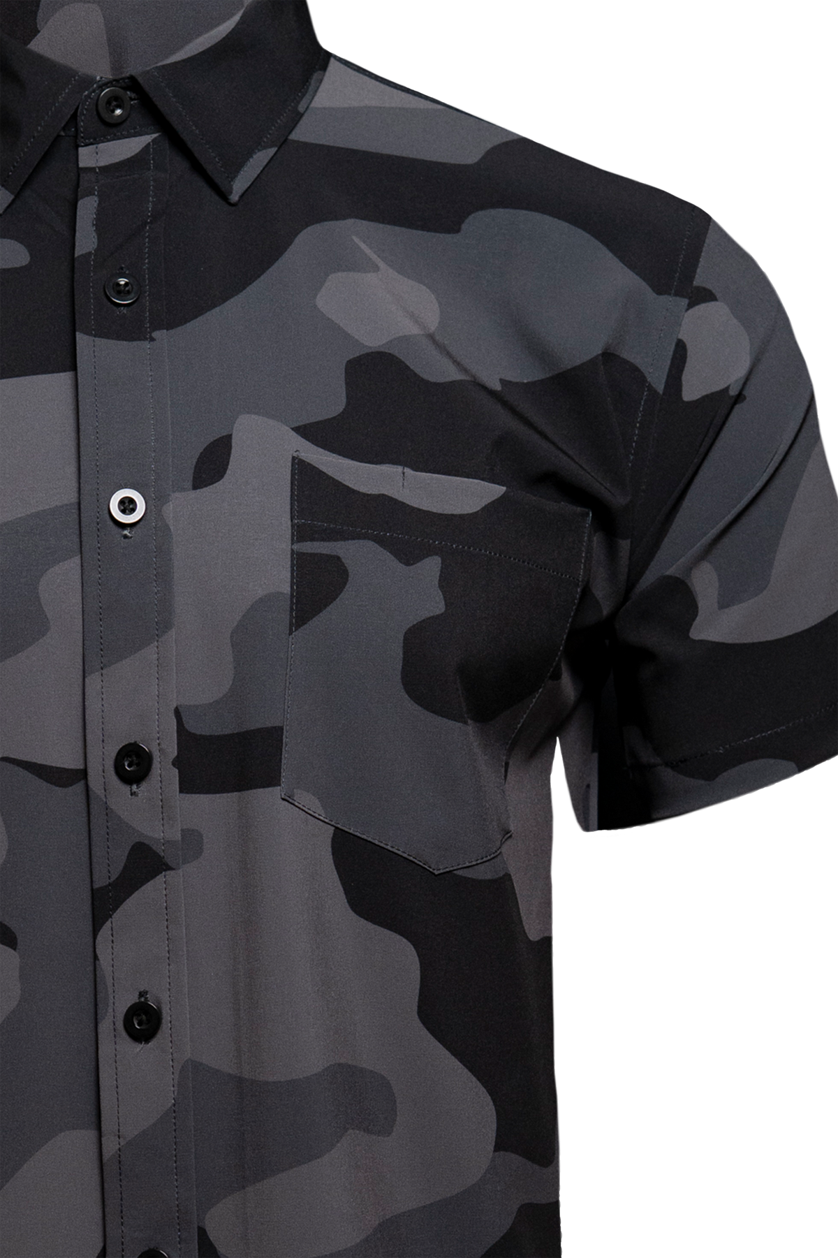 Dark Path Button Down
