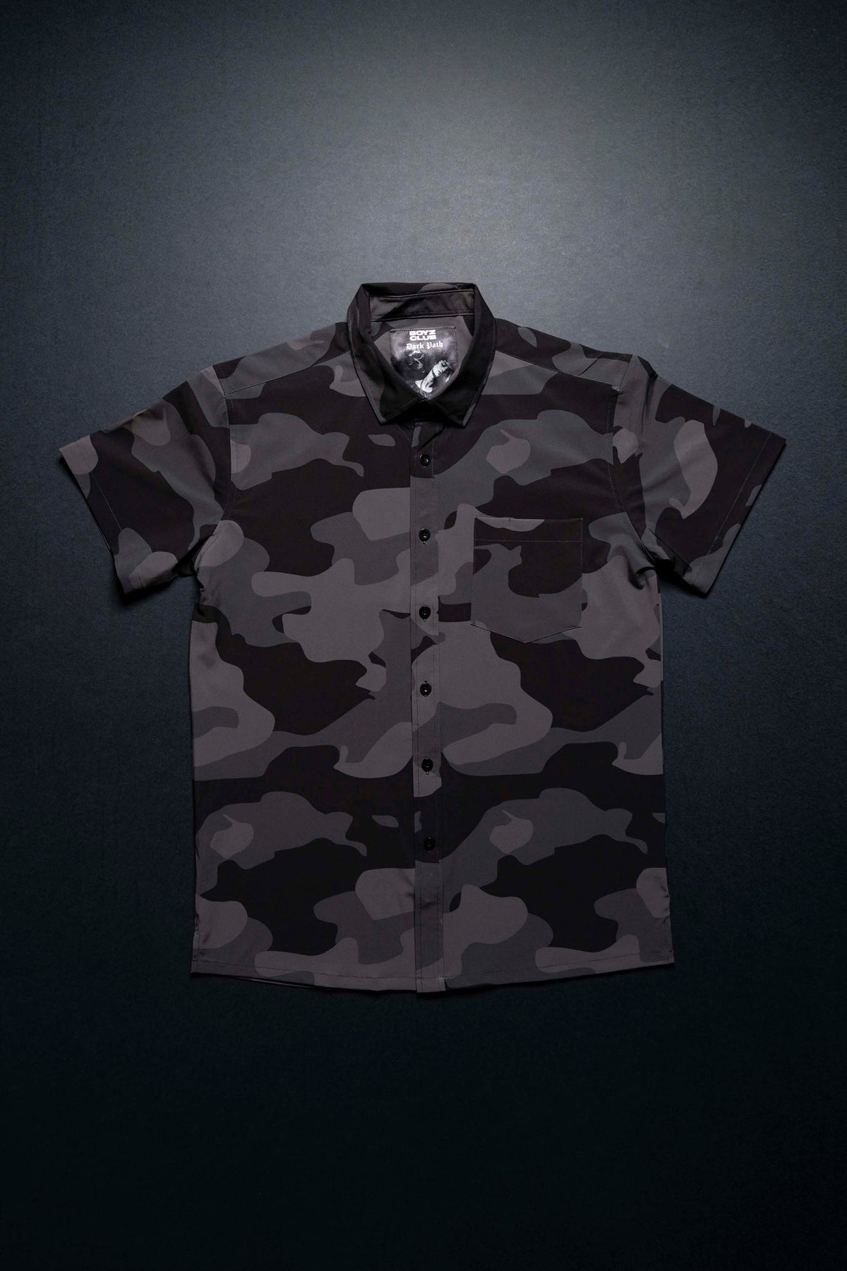 Dark Path Button Down