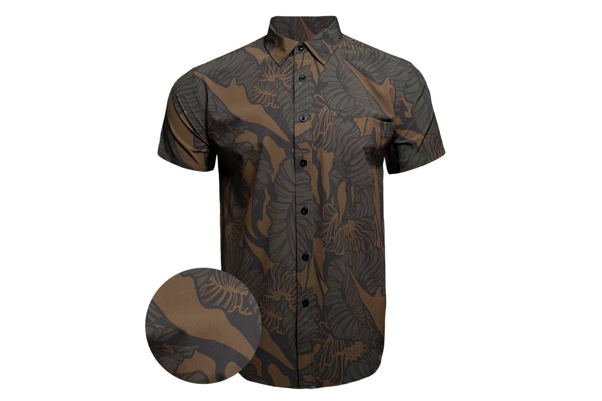 Forest Stripes Button Down