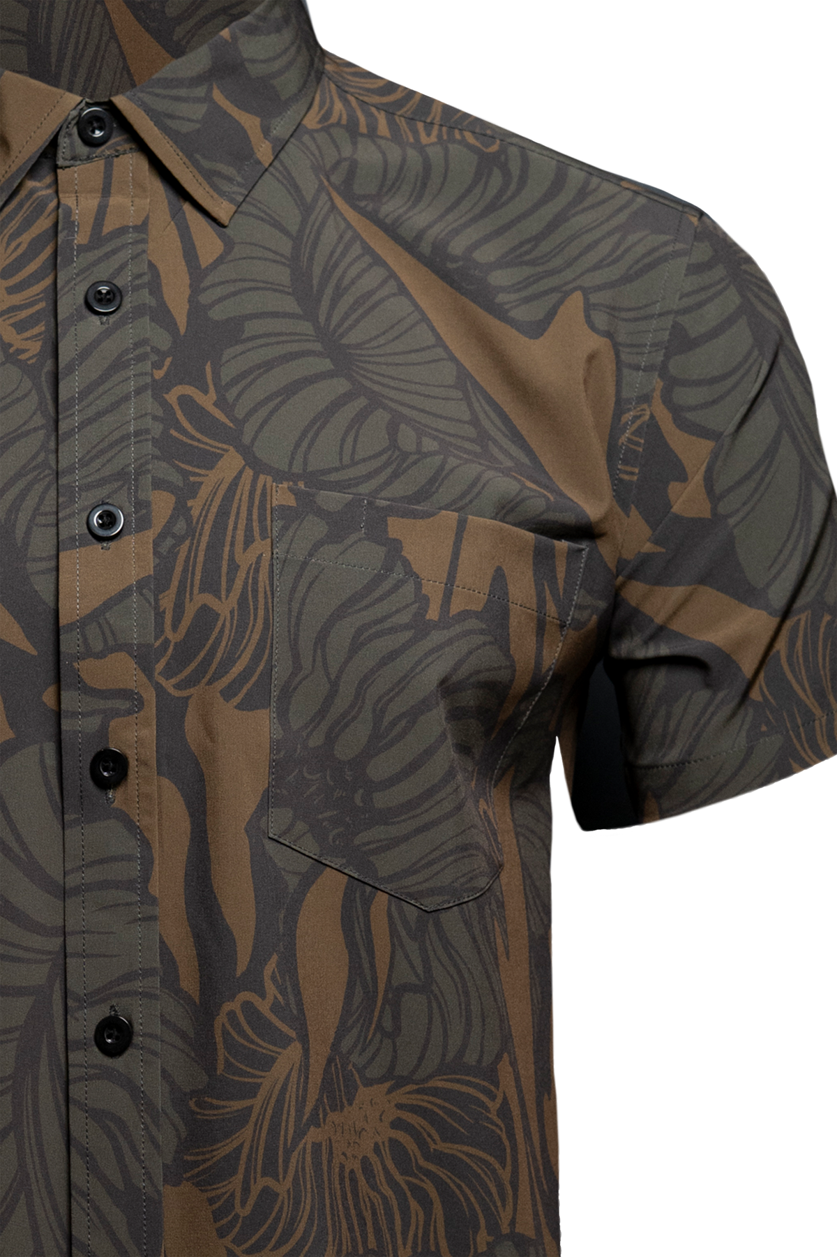 Forest Stripes Button Down