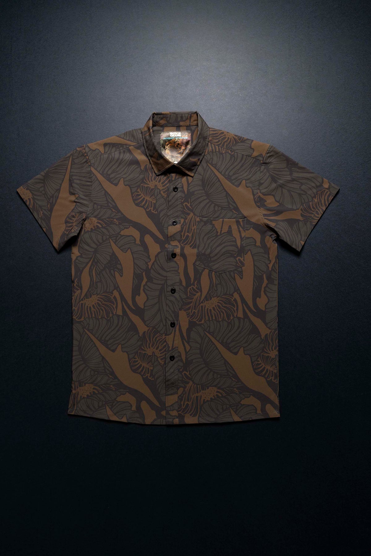 Forest Stripes Button Down